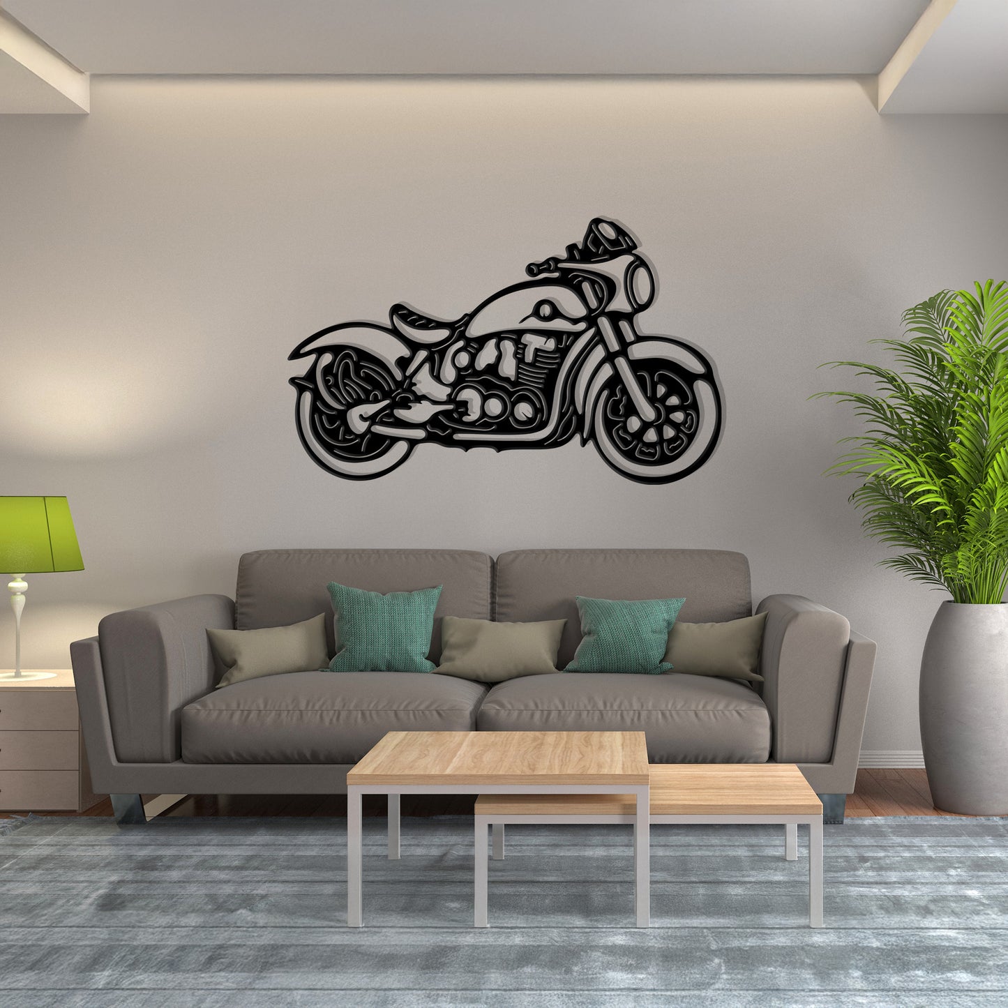 Chopper with Rider - Low Slung Chopper