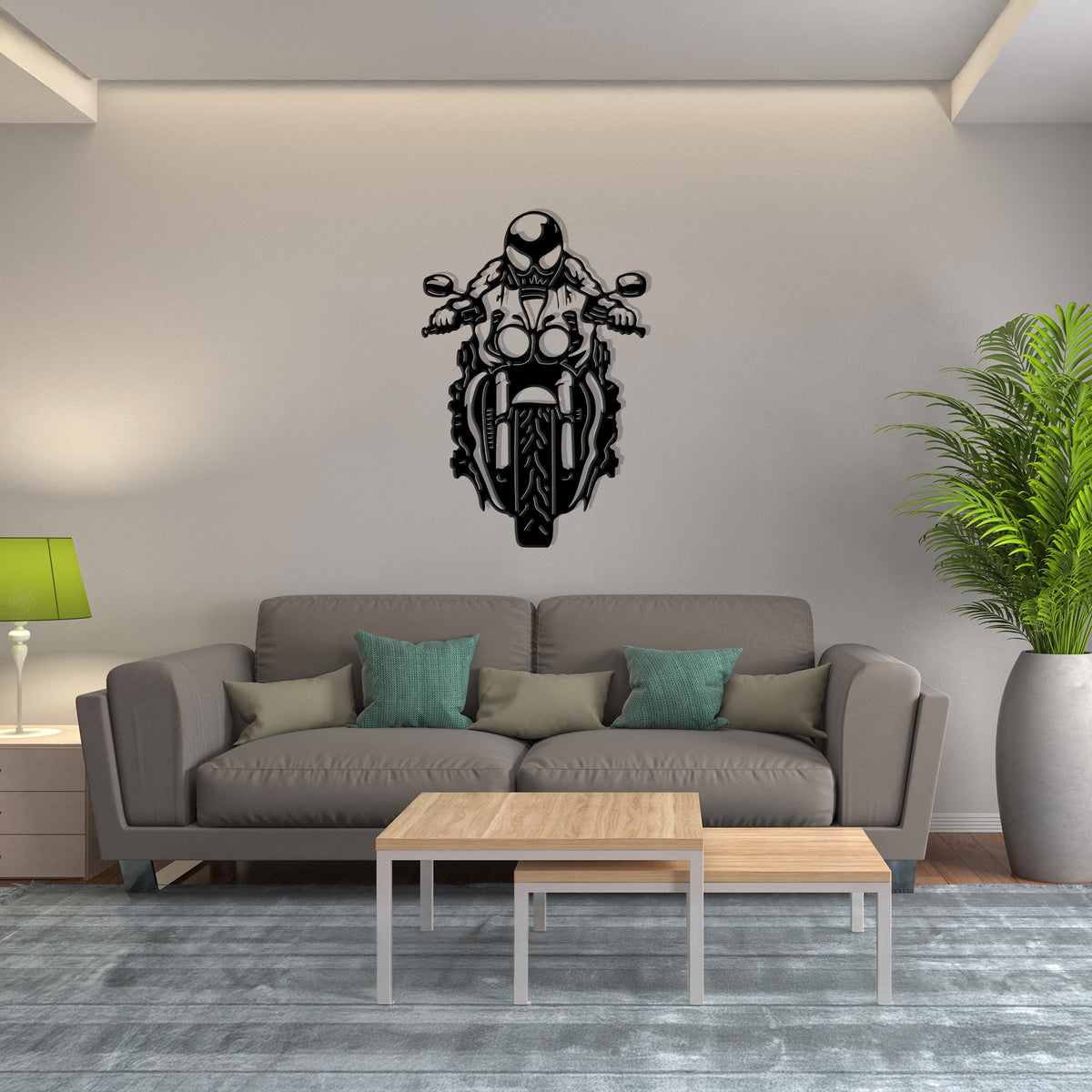 Sport Bike with Rider - Wheelie Stunt Pose