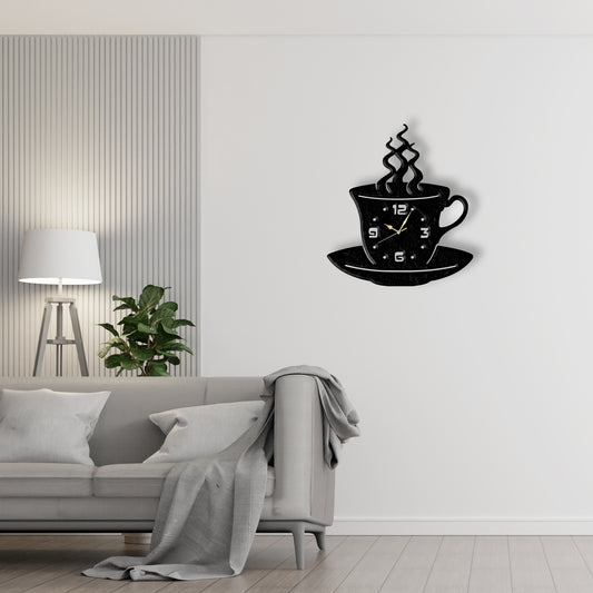 Cafe Clock (New)  Laser Cut Metal Wall Clock