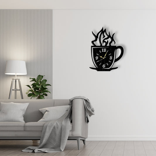 Cafe Clock (v2 New)  Laser Cut Metal Wall Clock
