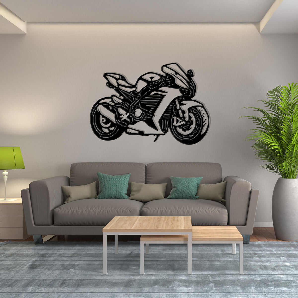 Sport Bike - Yamaha YZF-R1 Style Side Profile