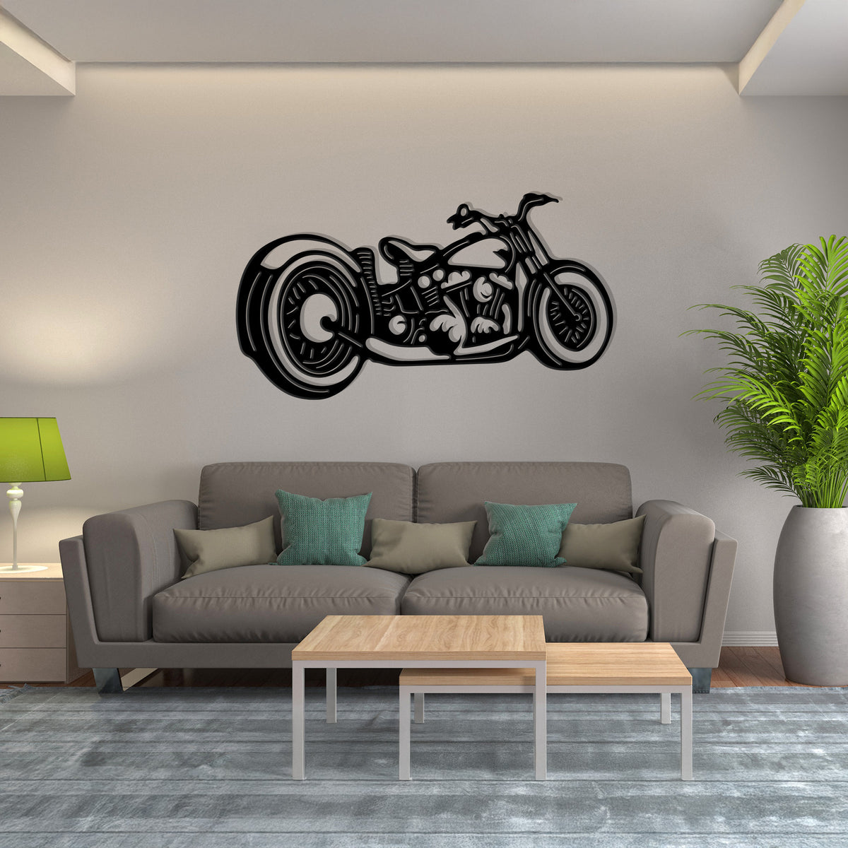 Sport Bike with Rider - Aggressive Racing Lean