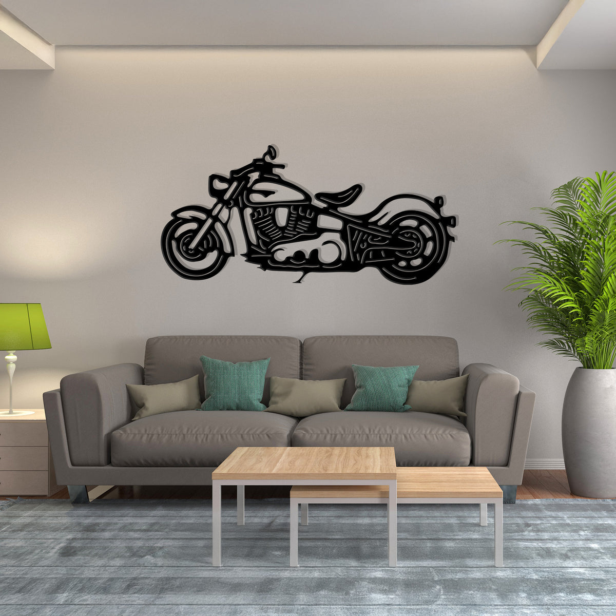 Sport Bike with Rider - Ducati 1299 Panigale Style