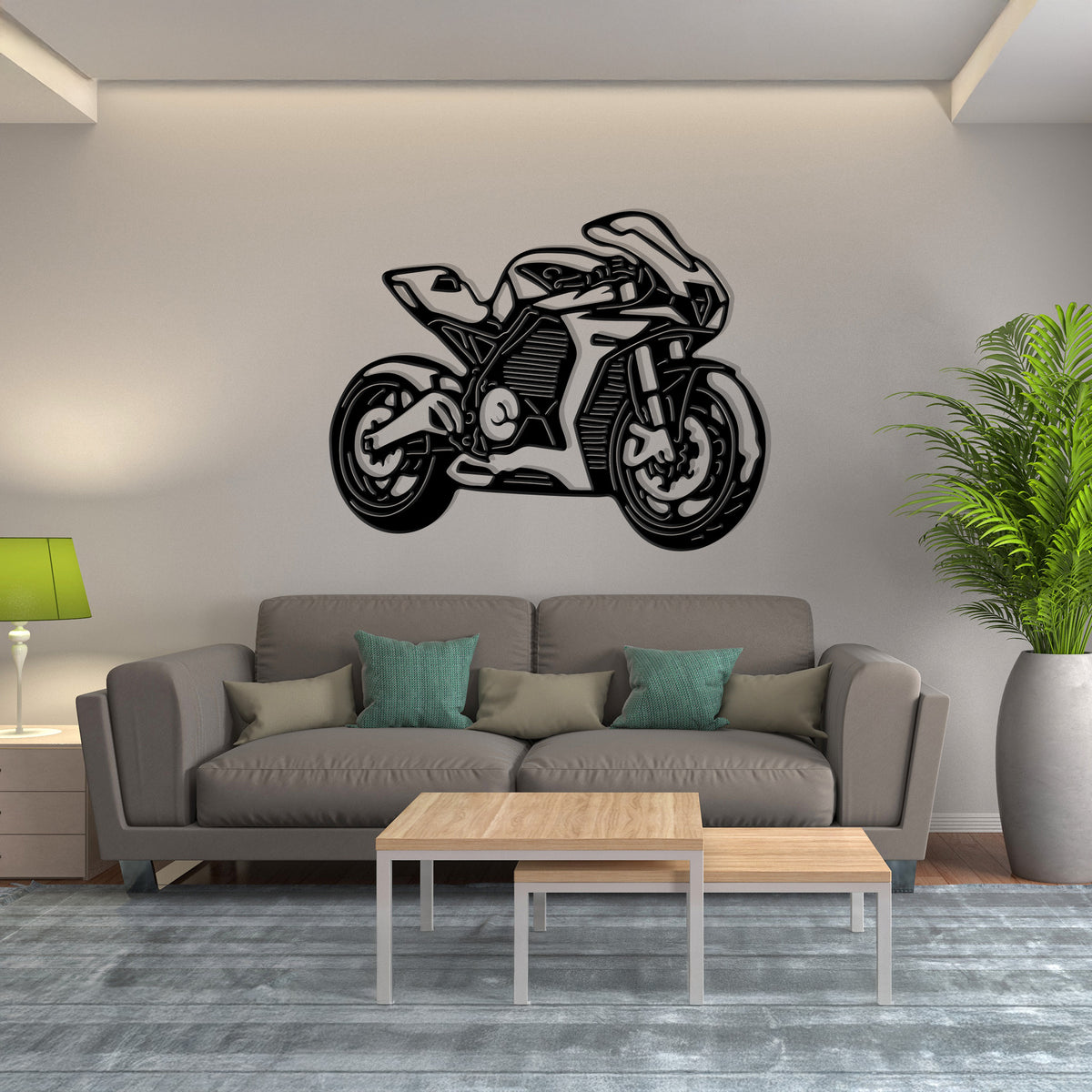 Sport Bike with Rider - Honda CBR Style