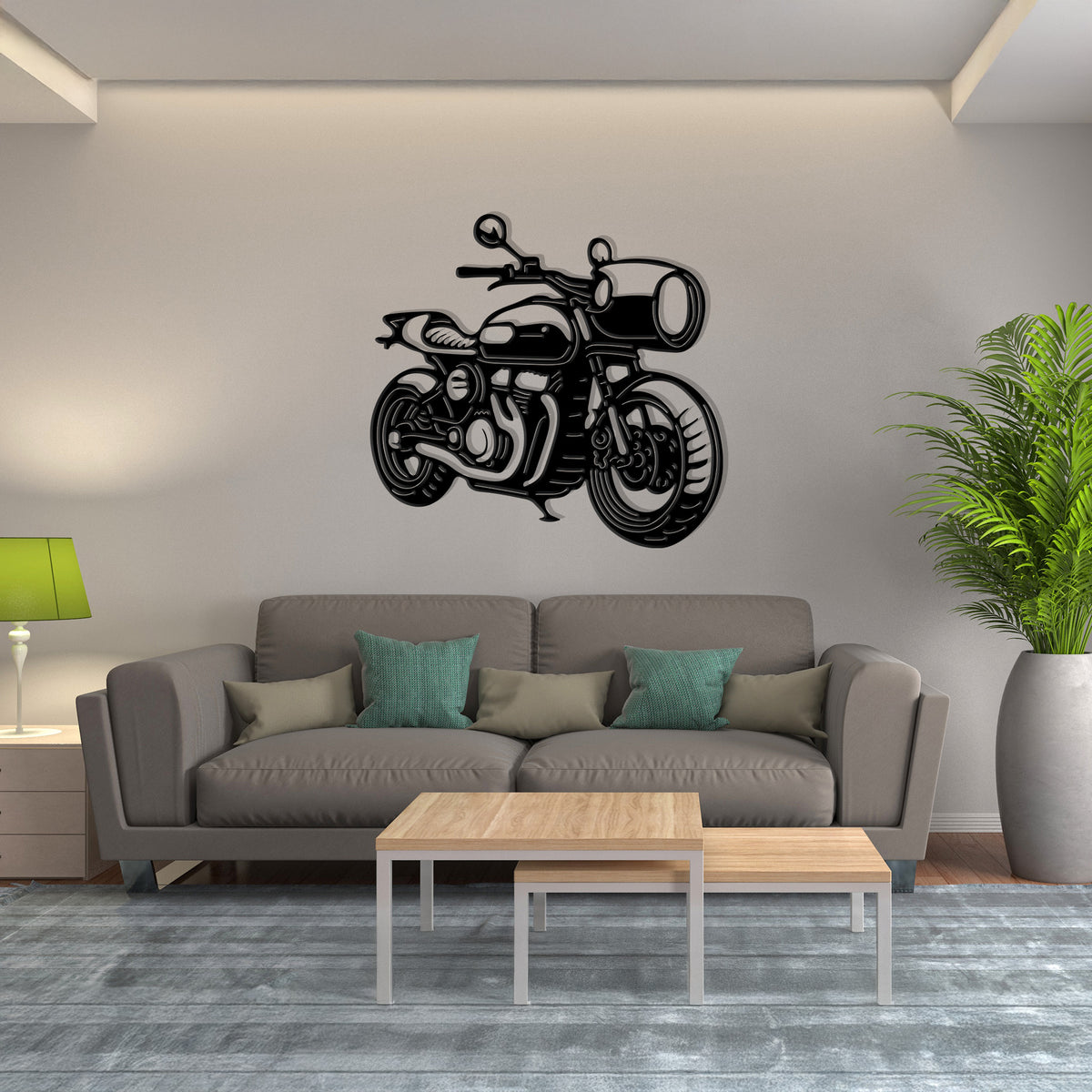 Sport Bike with Rider - Kawasaki Ninja ZX Style