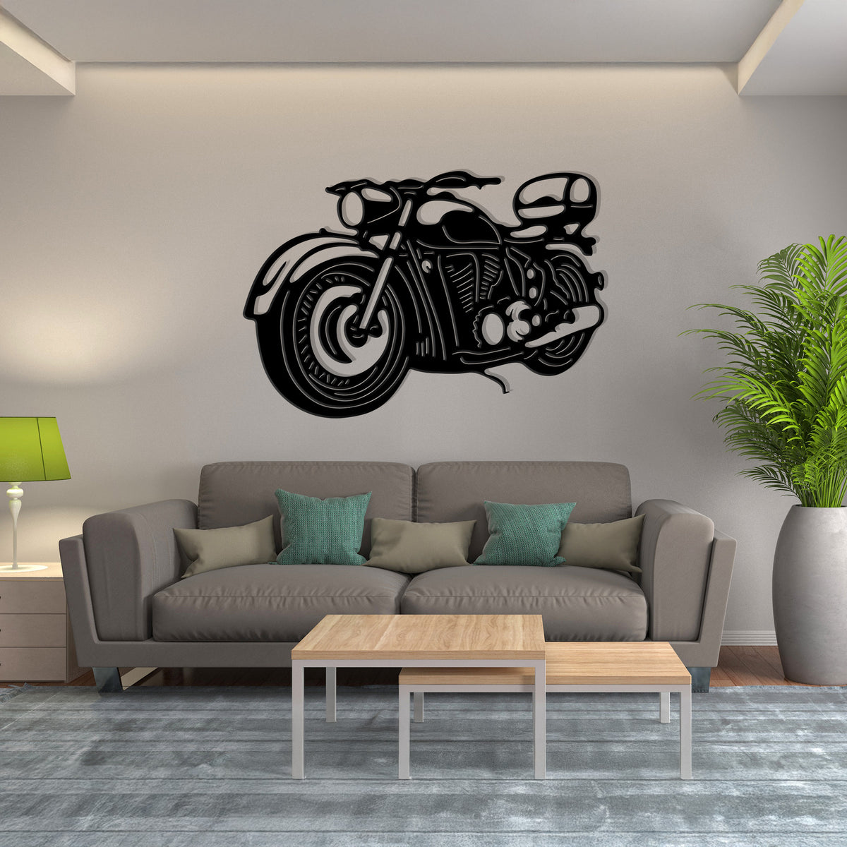 Sport Bike with Rider - MotoGP Elbow Down