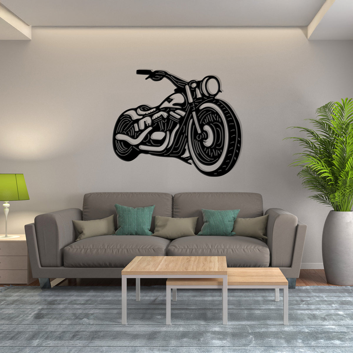 Sport Bike with Rider - Superbike Hard Braking